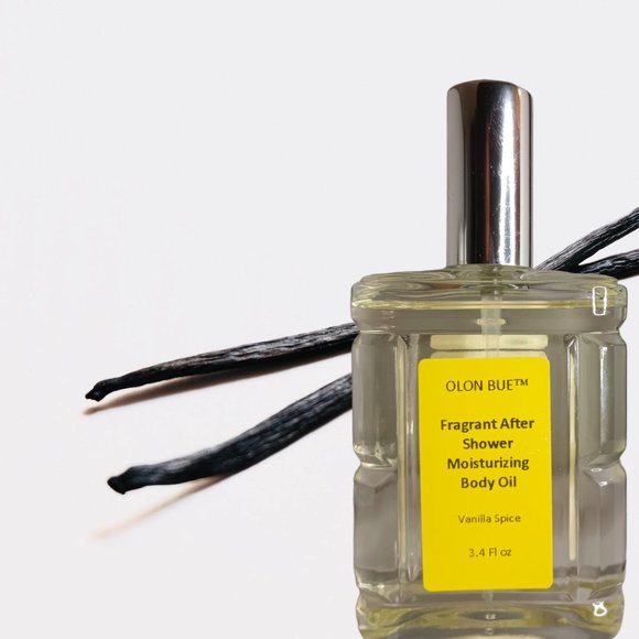 Vanilla Spice - Fragrant Moisturizing After Shower Body Oil with Squalene - Picture 1 of 4